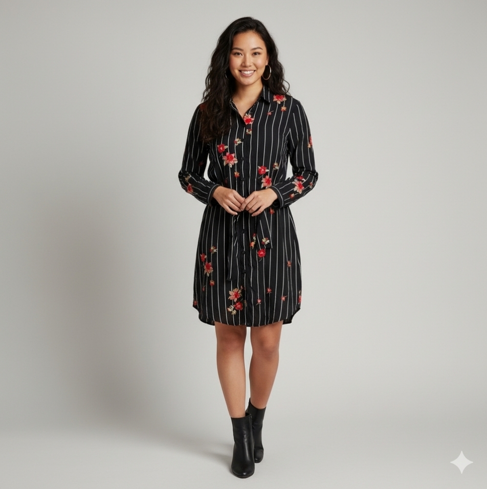 Urban Heritage Collared Floral Dress